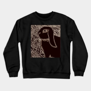 Black Lop Bunny Crewneck Sweatshirt